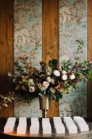 Neutral Fall Wedding With Lush Organic Flowers Once Wed Wedding Flowers Wedding Flower Arrangements Card Table Wedding