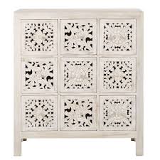 Cabinet De Rangement 9 Tiroirs En Manguier Massif Kerala Maisons Du Monde Cajonera Losas Macizas Cajones