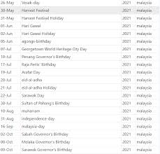 Berjaya hotels & resorts is the leisure arm of berjaya land berhad, which is a subsidiary of berjaya group of companies, a public listed malaysian. Printable Malaysia 2021 Calendar With Holidays Pdf Calendar Dream
