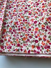 Retro ditsy floral print fabric, i'm not too sure of the fiber content but a burn test indicates it is most likely acrylic, possibly acetate. Indian Cotton Fabric By The Yard Ditsy Floral Print Red And Fuchsia Floral Print Boho Fashion Print Etsy Craft Supplies Quilting Crafts Hand Stamped Fabric
