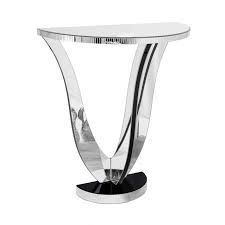 Semi Circle Mirrored Console Table Mirrored Console Table Mirror Console Half Moon Console Table
