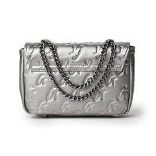 Monogram Mini Classic Flap Bag in Platinum - Luxe and Feminine Style