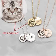 This exquisite projection necklace will be an excellent complementary accessory for all kinds of clothing and occasions., , engrave the precious memories of you. Pet Memorial Jewelry Custom Pet Necklace Animal Lover Dog Cat Lover Gift For Her Personalized Gift Necklace Dog Mom Cn Ap Buy Online In El Salvador At Elsalvador Desertcart Com Productid 106221669