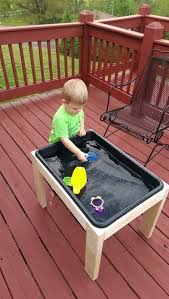 Diy 12 Toddler Sensory Table This Plan Is Inexpensive And Simple To Build Fill The Table With Water Sand Rice Toddler Sensory Outdoor Kids Toddler Table