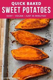 Quick Baked Sweet Potatoes Without The Microwave Recipe Cooking Sweet Potatoes Microwave Sweet Potato Sweet Potato