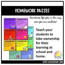 Sometimes Things Just Get In The Way And They Are Out Of Our Control The Same Thing Happens To Homework Pass Classroom Behavior Management Classroom Behavior