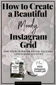 Cut your instagram grid, carousel or puzzle into single posts with this online image splitter tool. How To Create A Beautiful Moody Instagram Grid Moda Misfit