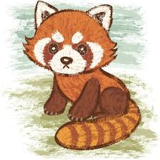 Draw shapes for the panda's body and neck. Pin By Lauren Kirstien On Cuteness Panda Art Red Panda Cartoon Panda Painting