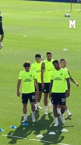 Julián y el Cuti: último entrenamiento antes de Atlético vs Villarreal