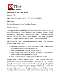 Surat penawaran jasa biasanya dibuat dan dikeluarkan oleh perusahaan yang akan menawarkan suatu jasa atau layanan kepada pihak lain. Contoh Surat Penawaran Jasa Laundry Nusagates