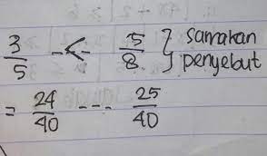 We did not find results for: Pecahan 3per5 Sama Pecahan 5per8 Lebih Besar Apa Lebih Kecil Brainly Co Id