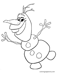 There are tons of great resources for free printable color pages online. Olaf Snowman Frozen Coloring Pages Olaf Coloring Pages Coloring Pages For Kids And Adults