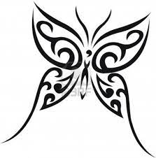 Livraison rapide produits de qualité à petits prix aliexpress : Butterfly Tattoo Tatouage Tribal Tatouage Papillon Tribal Pochoirs Tatouage