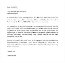1, 2020, we will no longer require your services. Free 14 Termination Letters Templates In Ms Word Pdf