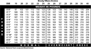 71 described muscle mass women chart