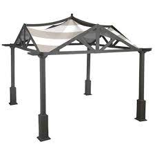 Lowes Garden Treasures 10 X 10 Pergola Replacement Canopy Gf 9a037x 69396 Garden Winds Gazebo Replacement Canopy Pergola With Roof