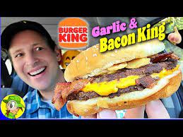 Burger King Garlic Bacon King Review Peep This Out Youtube