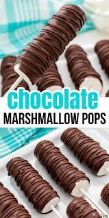 Chocolate Marshmallow Pops Recipe In 2021 Homemade Marshmallow Recipe Recipes With Marshmallows Marshmallow Desserts