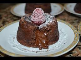 فوندون بالشكلاطة Fondant Au Chocolat Youtube Food Desserts Pudding