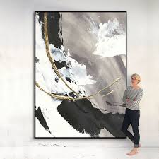 4.1 out of 5 stars with 7 ratings. Black And White Gold Abstract Art Oil Paintingl Print Wall Art Printable Digital Download Line Art Home Decor Drawing Minimalist In 2021 Abstract Art Painting Abstract Canvas Art Abstract Painting