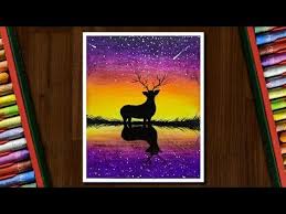 Art Arena Youtube Night Sky Drawing Beautiful Night Sky Large Canvas Painting