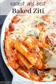 Emily S Baked Ziti This Baked Ziti Has A Sweet Amazing Sauce It Doesn T Take Much Time Or Effort To Pu Best Baked Ziti Recipe Ziti Recipes Baked Ziti Recipe