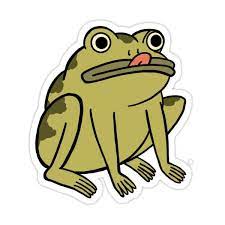 Frog Derp Over The Garden Wall Sticker By Cqdesign In 2021 Over The Garden Wall Stickers Garden Wall