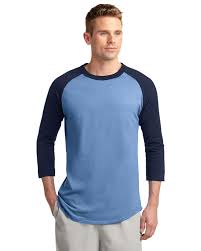 sport tek t200 colorblock raglan jersey