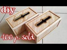 Apalagi jika kita gemar kreasikan sesuai bentuk yang di inginkan. How To Make Tissue Box With Ice Cream Sticks Popsicle Stick Crafts Tempat Tisu Dari Stik Es Krim In 2021 Craft Stick Crafts Ice Cream Stick Popsicle Stick Crafts
