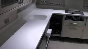 Many customers have remarked that our products are absolutely perfect in the quality. Staron Kitchen Worktop In Colour Sanded Cream By Prestige Work Surfaces Corian Solid Surface Youtube
