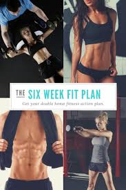 6 Week Fit Program Workout Plan At Home Workouts Easy Workouts