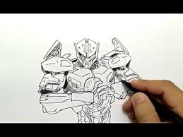 Optimus gets primed up in these transformers coloring sheets for kids to print transformers coloring. Cara Menggambar Robot Pasific Rim2 Dengan Mudah Dan Cepat Youtube