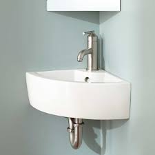 Amelda Wall Mount Corner Bathroom Sink Corner Pedestal Sink Corner Sink Bathroom Bathroom Sink Design