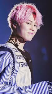 Bts Jimin Pink Hair Jimin Lockscreen Ctto Bts Jimin Bts Exercito Jimim