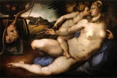 Scholars do not know for certain what the painting depicts. Venus Cupid Folly And Time Agnolo Bronzino Artwork On Useum