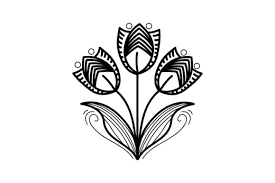 Collection of leaf svg (51) svg file free leaf svg transparent green leaf outline Tulips Outline Flowers Svg Cut File By Creative Fabrica Crafts Creative Fabrica