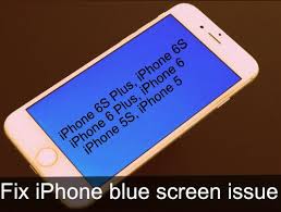 Guide To Fix Iphone Blue Screen Issue Black Or White Colors Blue Screen Iphone Iphone Black