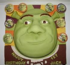 Shrek Birthday Cakes And Cupcake Ideas Shrek Cake Cupcake Cakes Shrek