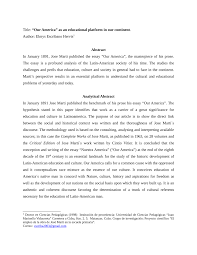 The rickest moments from rick and morty season 3! Pdf Title Our America As An Educational Platform In Our Continent