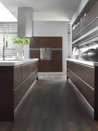 In either rectangle or pencil round profiles, what was once a product for commercial applications is now being brought into the kitchen and works perfectly on the front of island benches. Google Image Result For Http Img1 Topfreebiz Com O2010 5 Wood Veneer Kitchen Dark Kitchen Floors Dark Oak Flooring Kitchen