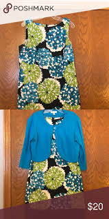 Size 14 Dressbarn Dress Really Cute Colorful Dress Great Condition Dress Barn Dresses Midi Dress Barn Dresses Colorful Dresses Clothes Design