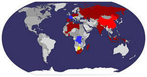 Travelblog Visited Countries Map Make your own interactive visited countries map. travelblog visited countries map