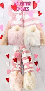 Diy Valentine Gnomes Video Video Easy Valentine Crafts Valentine Crafts For Kids Diy Valentines Crafts