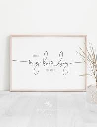 Forever My Baby You Will Be Printable Nursery Quotes Etsy Modern Nursery Prints Nursery Quotes Baby Nursery Inspiration