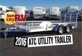 2016 Atc Aluminum Open Utility Trailer Now Available At Sun City Rv Exclusive Atc Dealer In Arizona And The Phoenix Area Sun City Utility Trailer City