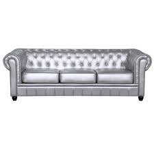 Chesterfield couch set bestehend aus 2x 4er abm. Silver Chesterfield Sofa Rentquestnyc