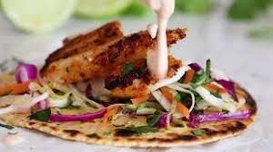 Cilantro lime fish tacos site skinnytaste.com. Healthy Cod Fish Tacos Quick And Easy Recipe Skinnytaste