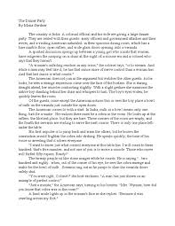 And the final element is a dessert. The Dinner Party By Mona Gardner