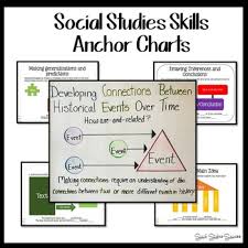 Social Studies Skills Anchor Charts By Social Studies