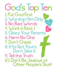 Christian Wall Art Ten Commandments Bible Verse God S Etsy Bible Lessons Bible For Kids Bible